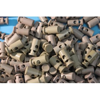 Round Cord Stopper, various Grey