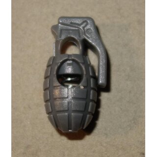 Kordelstopper als Handgranate, verschiedene Grey