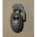 Kordelstopper als Handgranate, verschiedene Grey