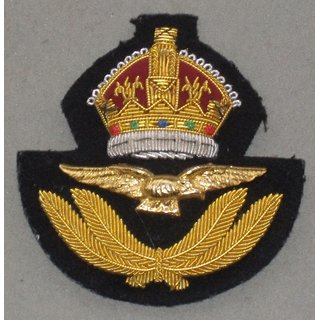 RAF Cap Badge, Officers, Peaked Cap