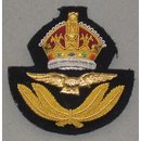 RAF Cap Badge, Officers, Peaked Cap