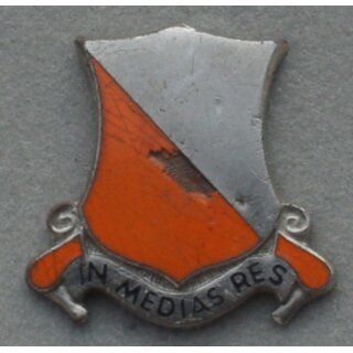 1st Signal Battalion  DUI Silver, damaged Enamel