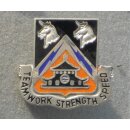 43rd Signal Battalion DUI Silber, Pins original