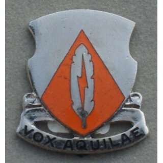 501st Signal Battalion  DUI Silver