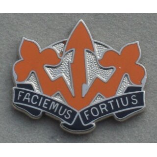 509th Signal Battalion DUI mit Broschierung