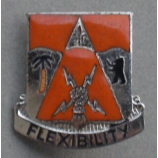 142nd Signal Battalion  DUI mit Broschierung