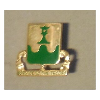 519th Military Police Battalion DUI Gold