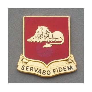 33rd Field Artillery  DUI Gold