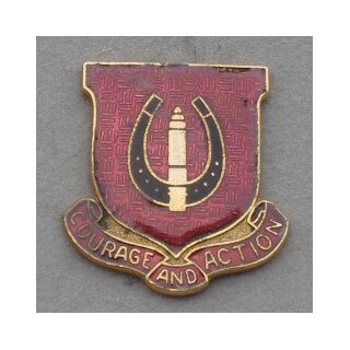 26th Field Artillery  DUI Gold, transparente Emaille