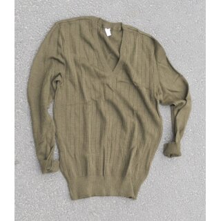 Pullover M-85, V-Neck oliv, CSSR