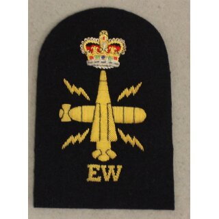 Electronic Warfare Ratings Badge Bullion, 1 Crown, large, Petty Officer, NSN 8455-99-978-9444