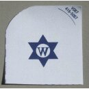 Writer Ratings Badge White, Basic, small