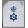 Writer Ratings Badge Blau, 1 Krone, groß