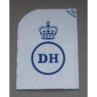 Dental Hygienist Ratings Badge Weiß, 1 Krone, groß