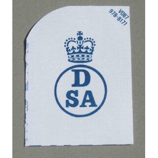 Dental Surgery Assistant Ratings Badge White, 1 Crown, small