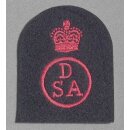 Dental Surgery Assistant Ratings Badge Blau, Basic, klein