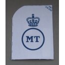Motor Transport Driver Ratings Badge White, 1 Crown, large