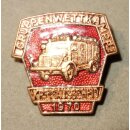 Winner Badge for district group competition, bronze 1970