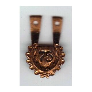 Number of Jumps Hanger for Parachute Badge 75 Jumps