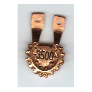 Sprungzahlanhänger zum Fallschirmsprungabzeichen 3500 Sprünge