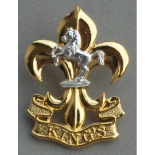 The Kings Regiment Mannschaft, gestickt, QEC