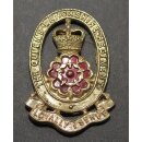 The Queens Lancashire Regiment Alle Ränge, vergoldet/Emailliert, QEC, Neue Form, NSN 8455-99-147-5061, 2003-2006