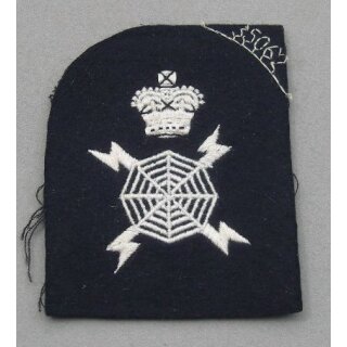 Radar Plot Rating Royal Yacht, Ratings Badge Wei&szlig;, 1 Krone, klein