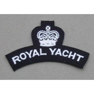 Royal Yacht Shoulder Title Bullion, handgestickt