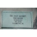 Tarnjacke für Schwangere, Woodland 10 R, NSN 8410-01-170-7529, Haupt-Schild entfernt, Größenschild vorhanden