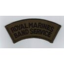 Royal Marines Band Service  Titles, Stoff handgestickt,...