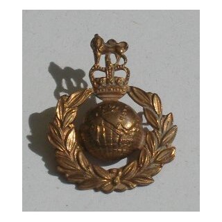Cap Badge Royal Marines Other Ranks, Brass, QEC