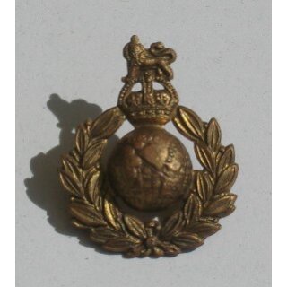 Cap Badge Royal Marines Other Ranks, Embroidered, QEC