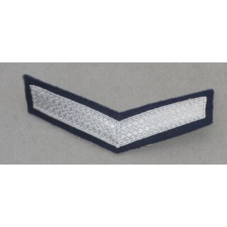 Armwinkel "Unterführer auf Zeit" Transportpolizei, getragen