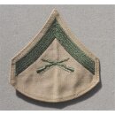 Lance Corporal USMC Dienstrang Metall, farbig, gebraucht