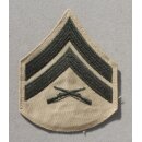 Corporal USMC Dienstrang Hemd, groß, neu