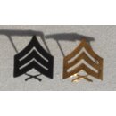 Sergeant USMC Rank Insignia Metal, subdued, new
