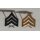 Sergeant USMC Rank Insignia subdued on sand, new