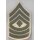 First Sergeant USMC Dienstrang Metall, farbig, neu