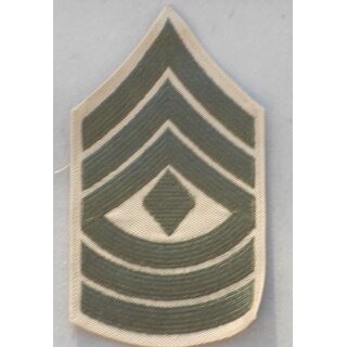 First Sergeant USMC Dienstrang getarnt auf oliv, neu