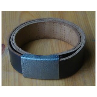 Hoseng&uuml;rtel, Leder G&uuml;rtelschnalle, goldfarben, mit G&uuml;rtel