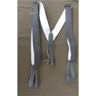 Braces, Civil Defense, blue-grey, old style 120cm, used