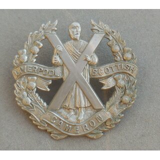 The Liverpool Scottish Cap Badge Other Ranks, WM, 1937-1967, The Queens Own Cameron Highlanders