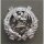 The Liverpool Scottish Cap Badge Other Ranks, Embroidered, QEC