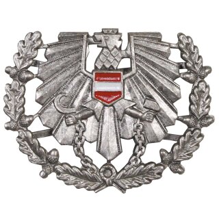 Mützenabzeichen, Metall, ÖBH, verschiedene Mannschaften, gebr.