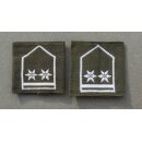 Rangschlaufen, Österreich, oliv, 1980-2002 Leutnant