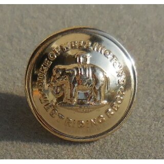 The Duke of Wellingtons Regiment (West Riding) Kn&ouml;pfe Messing, KC, 22L - 14mm, neu