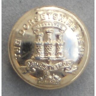 The Dorsetshire Regiment Buttons Brass, KC, 22L - 14mm, new