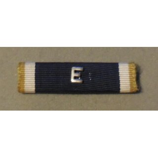 Navy "E" Ribbon Ribbon Bar Slide mit Auflage