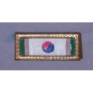 Republic of Korea Presidential Unit Citation Ribbon  Ribbon Bar Slide, Army, large Frame