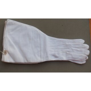Paradehandschuhe mit Stulpen, wei&szlig; Gr&ouml;&szlig;e 13